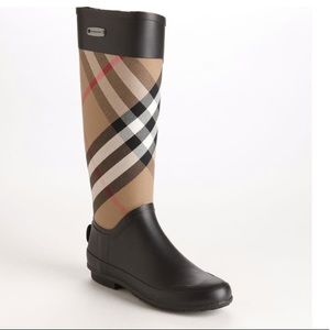 AUTHENTIC Burberry Clemence Rainboots w/ ORIG BOX